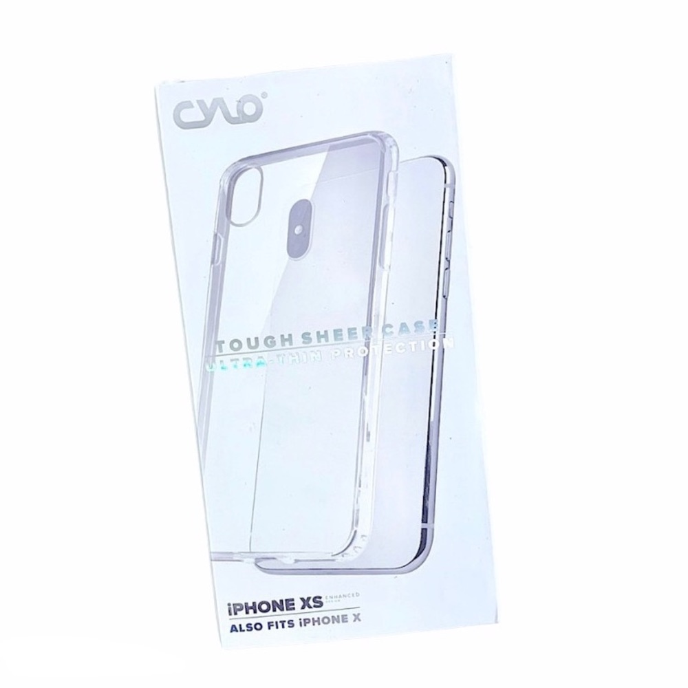 NEW Cylo iPhone X/XS Clear Thin Case Lightweight Protective Tough Sheer